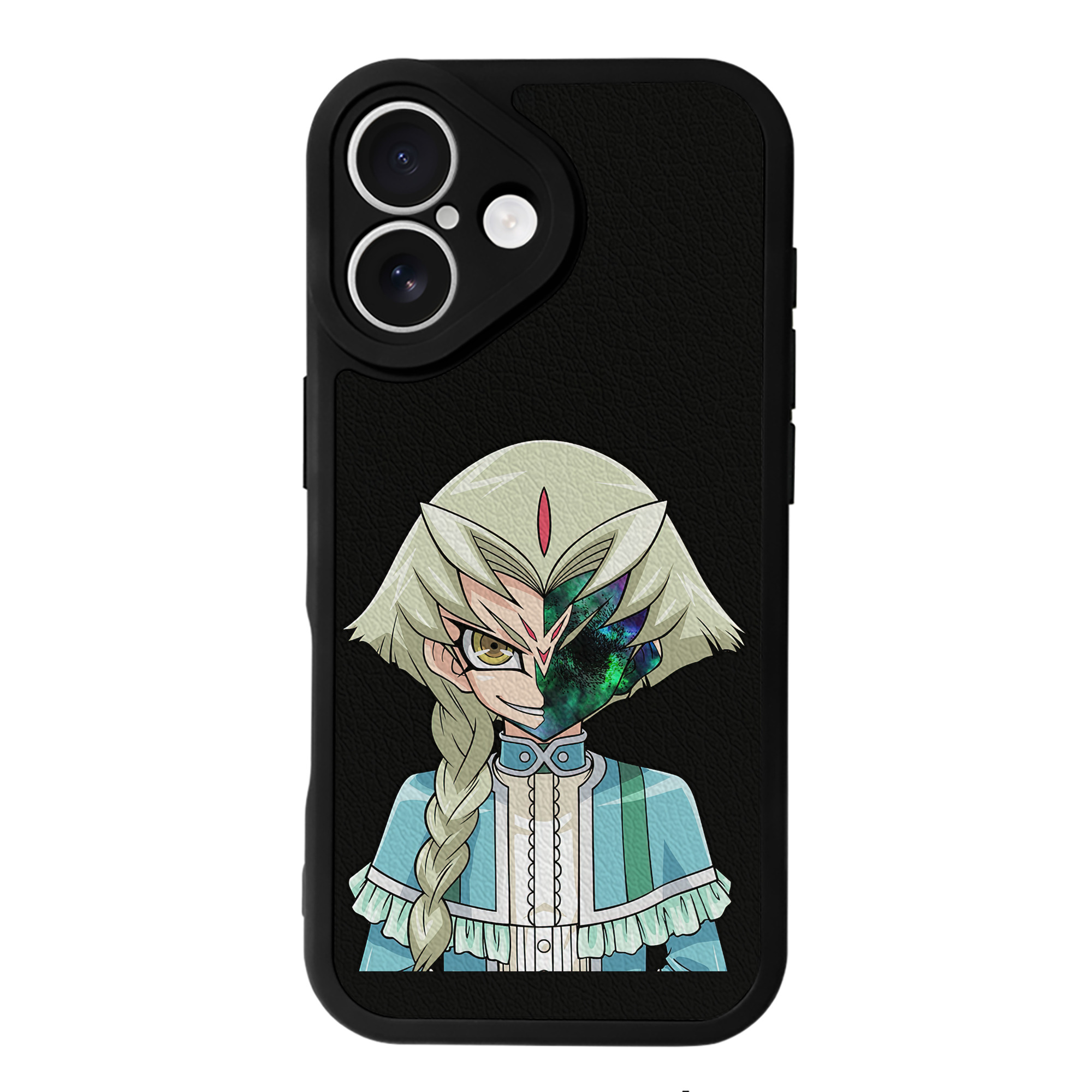 （画像用） 遊☆戯☆王 Yu-Gi-Oh! 【iPhone 16シリーズ対応】シリコンスマホケース（レザー調） 材質：シリコン